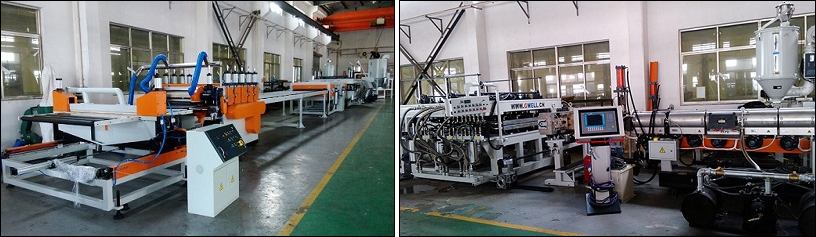 PP Hollow Construction Plate Extrusion Line