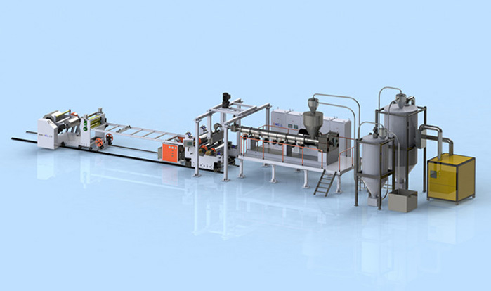 PET Sheet Extrusion Line,PET Transparent Sheet Production Machine