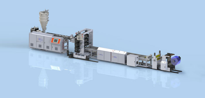 PVC soft curtain sheet extrusion line,Highly transparent PVC curtain