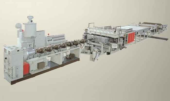 PC，PP，PE Hollow Section Board Extrusion Line