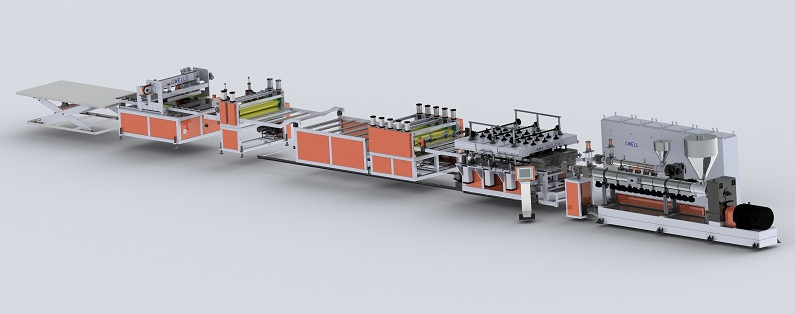 PP Hollow Construction Plate Extrusion Line