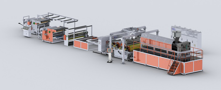 TPU Cast Film Extrusion Line,TPU Car Clothing Film Production Machine