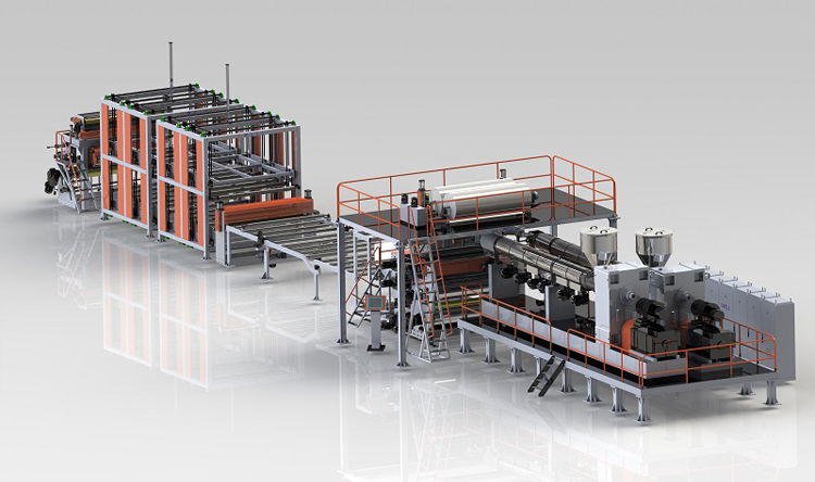 TPO Waterproof Coil Extrusion Line