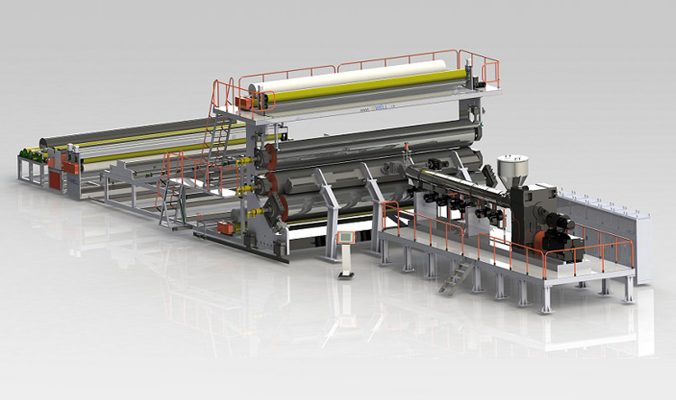 PE Extra-wide Waterproof Membrane,Geo-membrane Extrusion Line