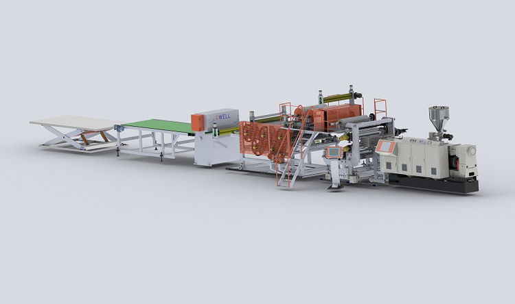 LVT Plastic Floor Extrusion Line