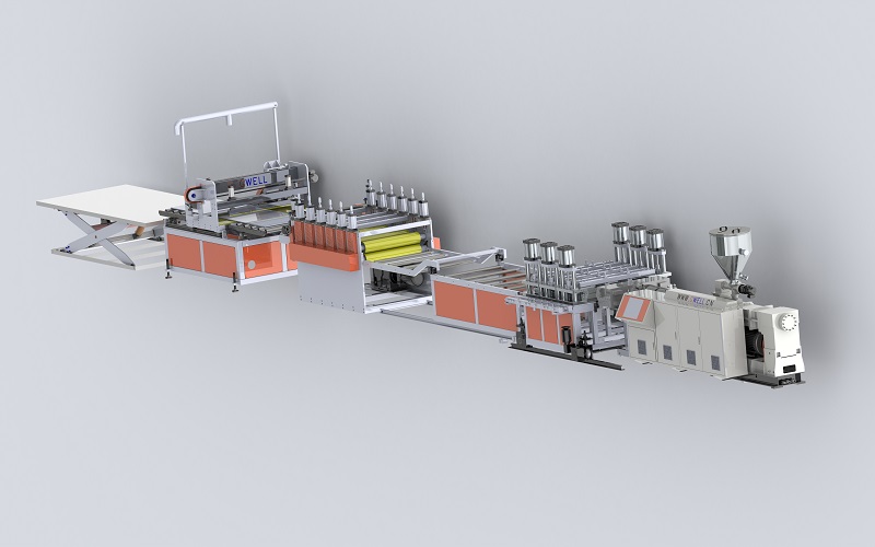 WPC Floor Extrusion Line